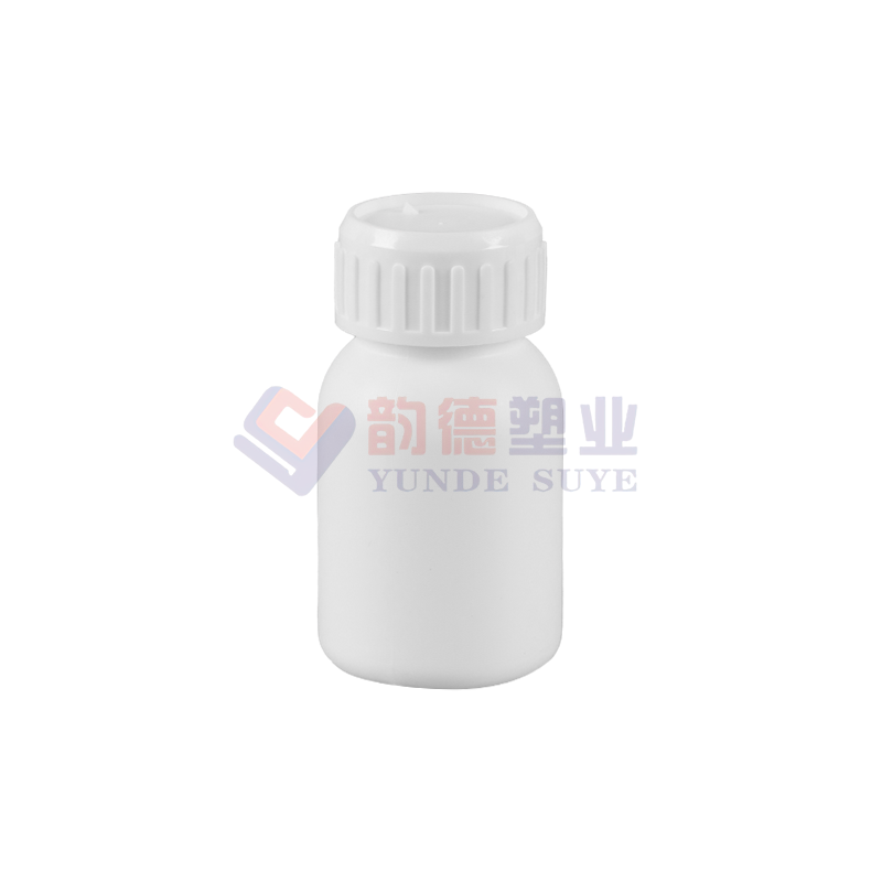 Flacon rotund fluorurat lichid chimic 50 ml-01 (îngroșat)