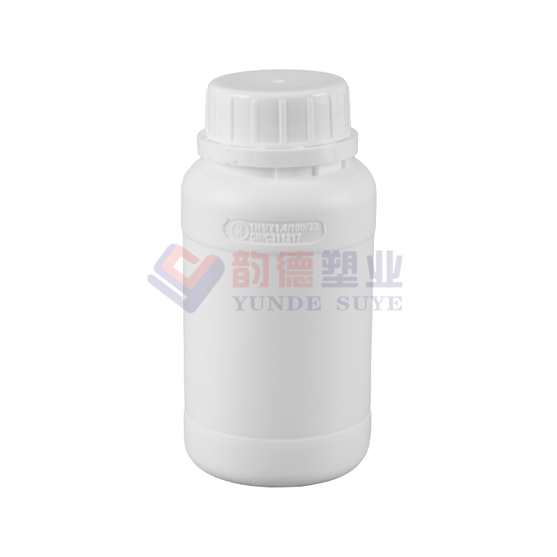 Flacon rotund cu barieră translucidă îngroșată cu fluor 250ml-01