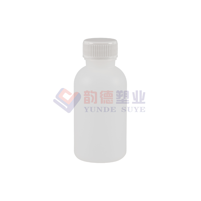 Flacon rotund HDPE îngroșat chimic cu capac din PP 100ml-01（A）