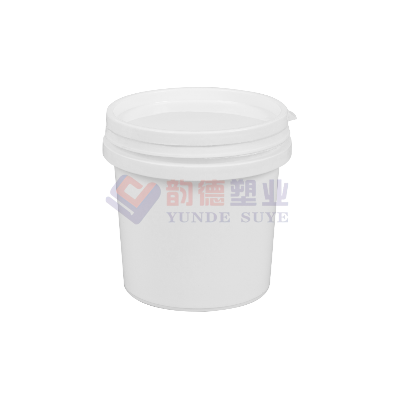 Găleți din plastic industrial din polipropilenă în stil american de 1 l cu capac