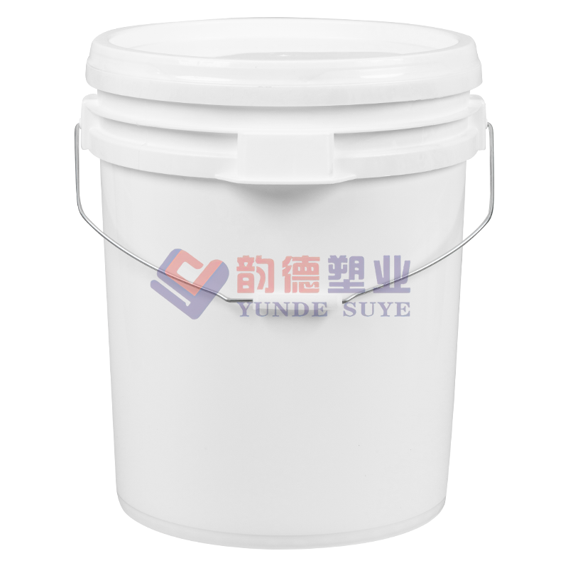 Găleată din plastic PP de calitate alimentară de 35 l cu capac cu mâner din plastic